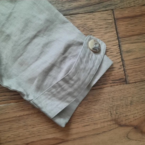 Linen Button Front Jacket Blazer - Picture 4 of 13